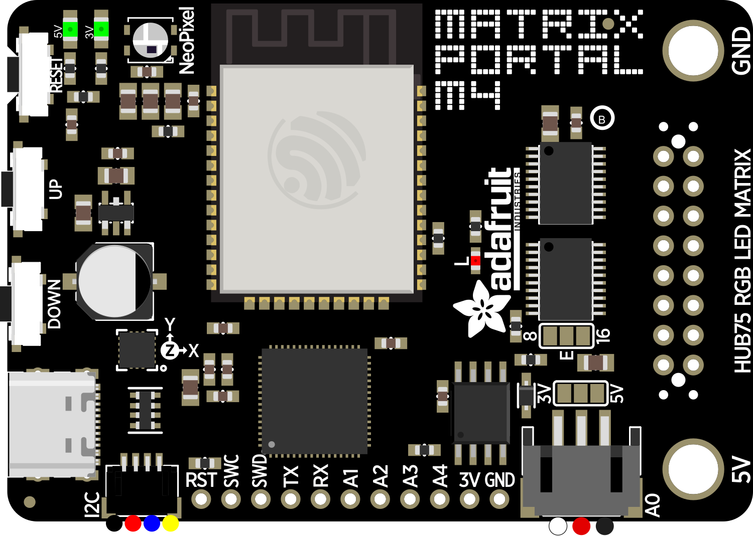 Image of Adafruit MatrixPortal M4