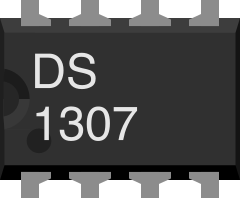 Image of DS1307 8-Pin PDIP RTC