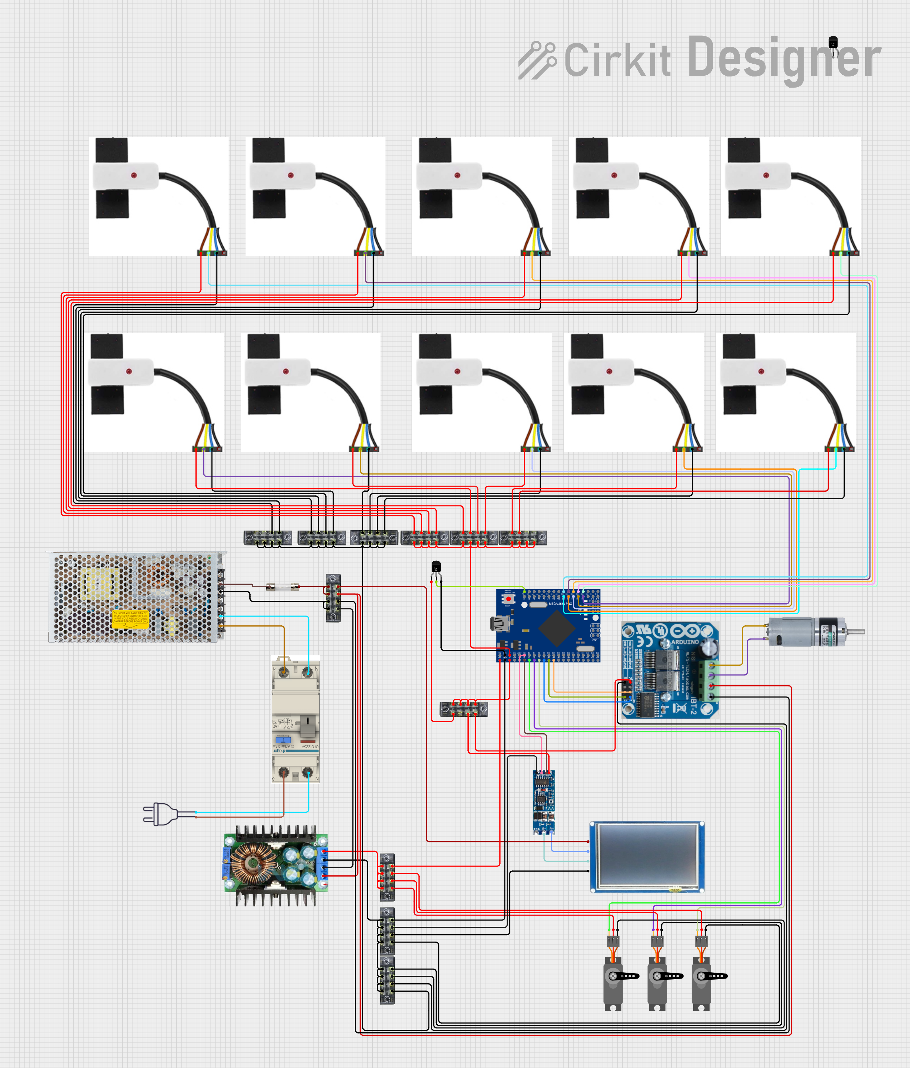 Image of Project_AutomaticBartender: A project utilizing Mega2560 R3 Pro CH340G in a practical application