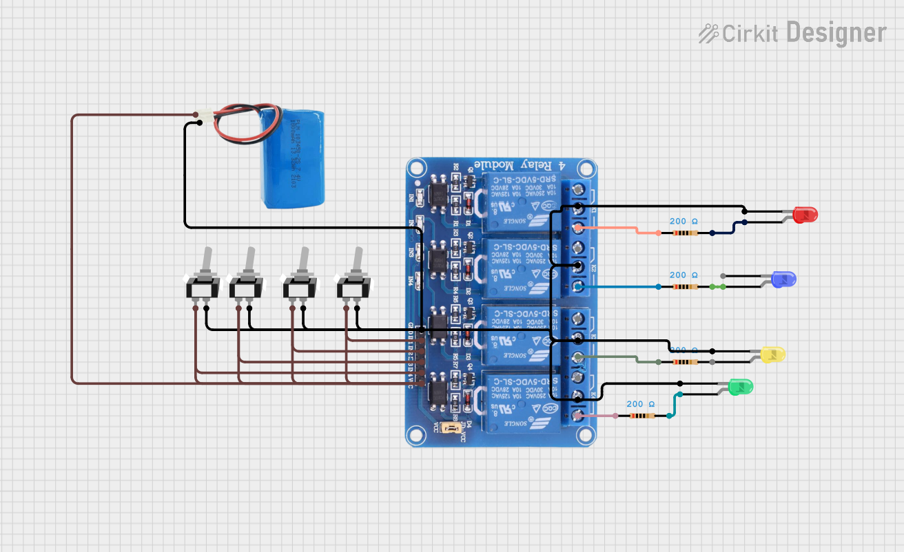 Image of RELLAY BOARD TEST: A project utilizing 12V SINGLE CHANNEL RELAY in a practical application