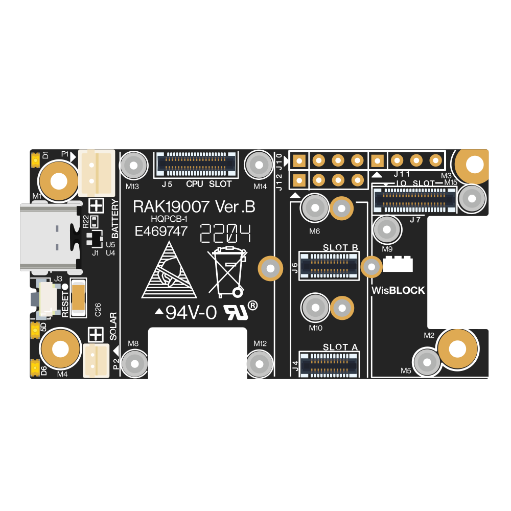 Image of RAK19007 WisBlock Base Board 2nd Gen