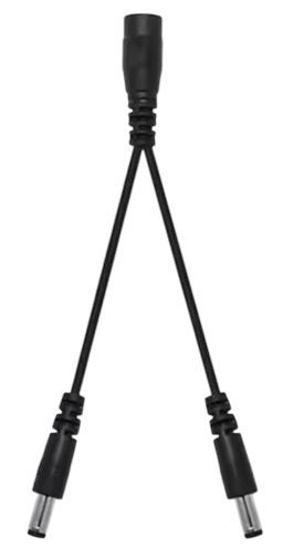 Image of 2 Female to 1 Male power cable Splitter