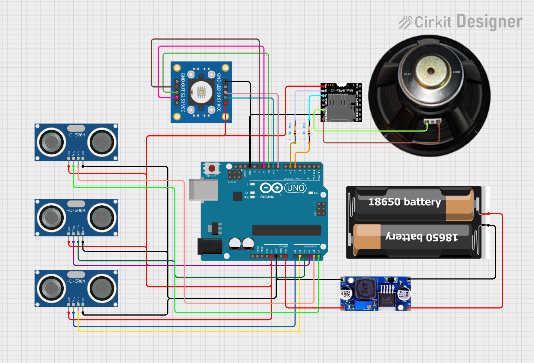 Image of ttki: A project utilizing Maxbotix MaxSonar Ultrasonic Sensor (Hi-Res) in a practical application