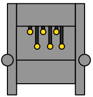Image of RJ12 off-centre socket