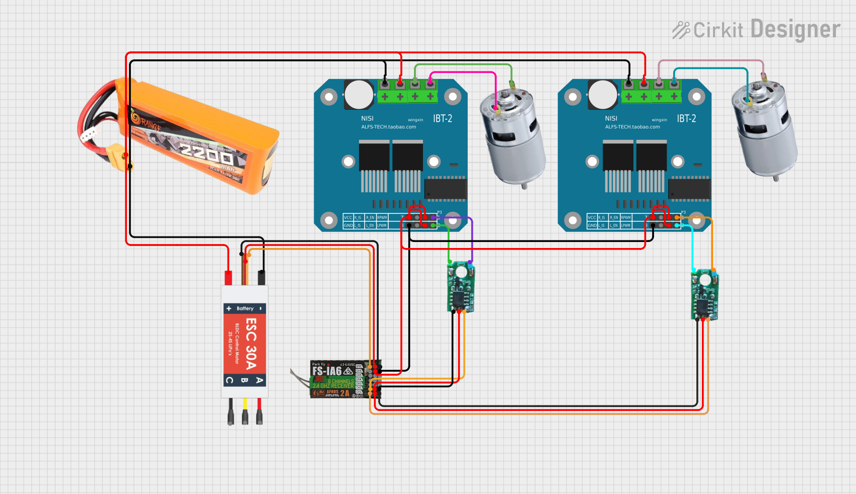 Image of BTS motor Driver: A project utilizing 775 motor in a practical application