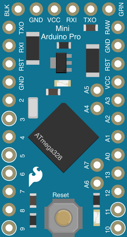 Image of Arduino Pro Mini (3.3V)