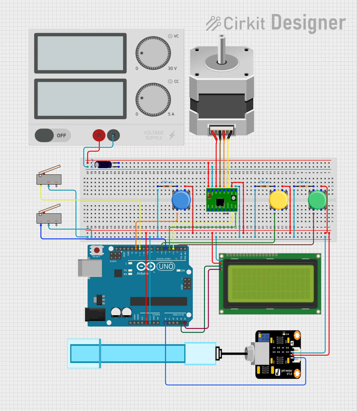 Image of pws tirtrator: A project utilizing 4A Stepper Phidget in a practical application