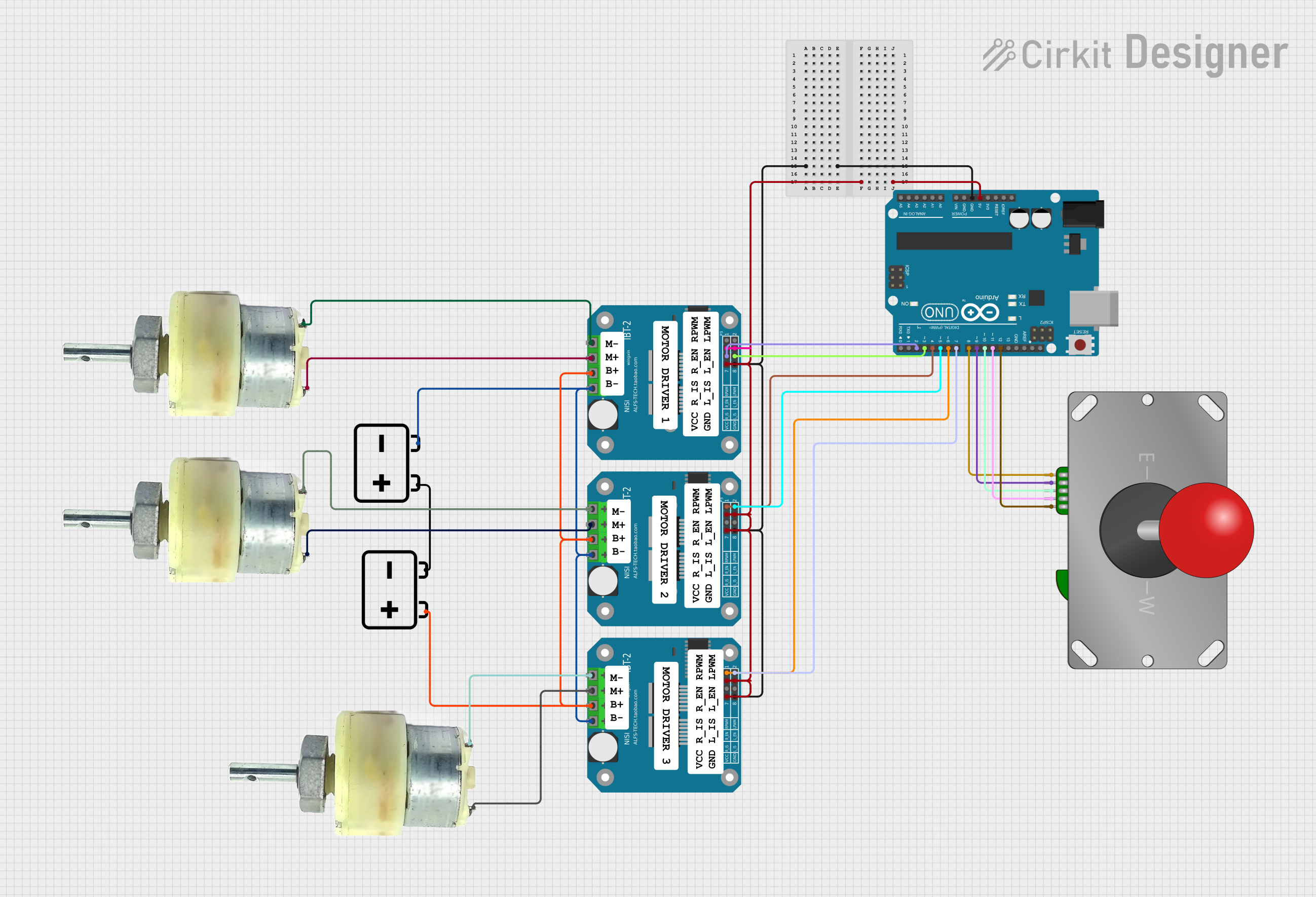 Image of forklift: A project utilizing BTS7960 Motor Driver in a practical application