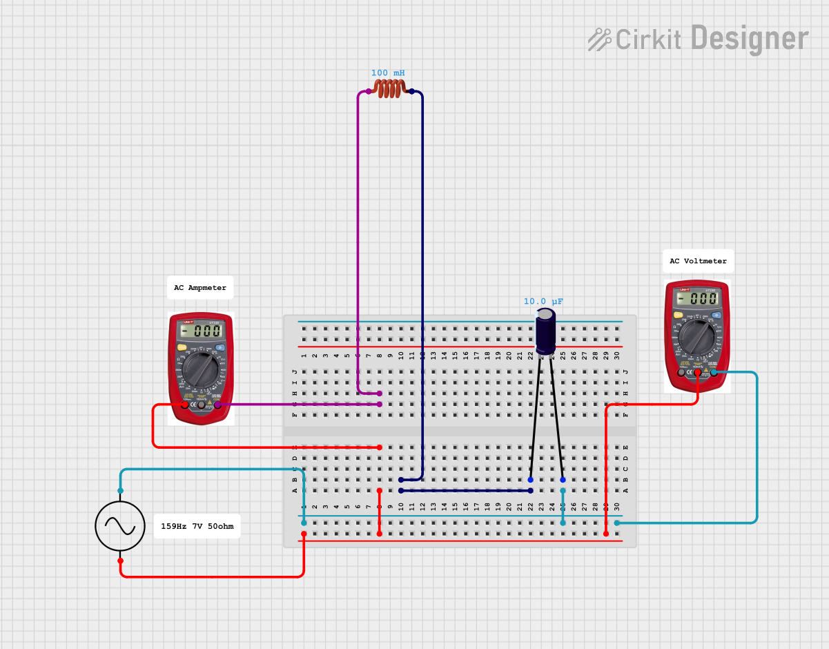 Image of RLC: A project utilizing Alternative Current (AC) - Large in a practical application