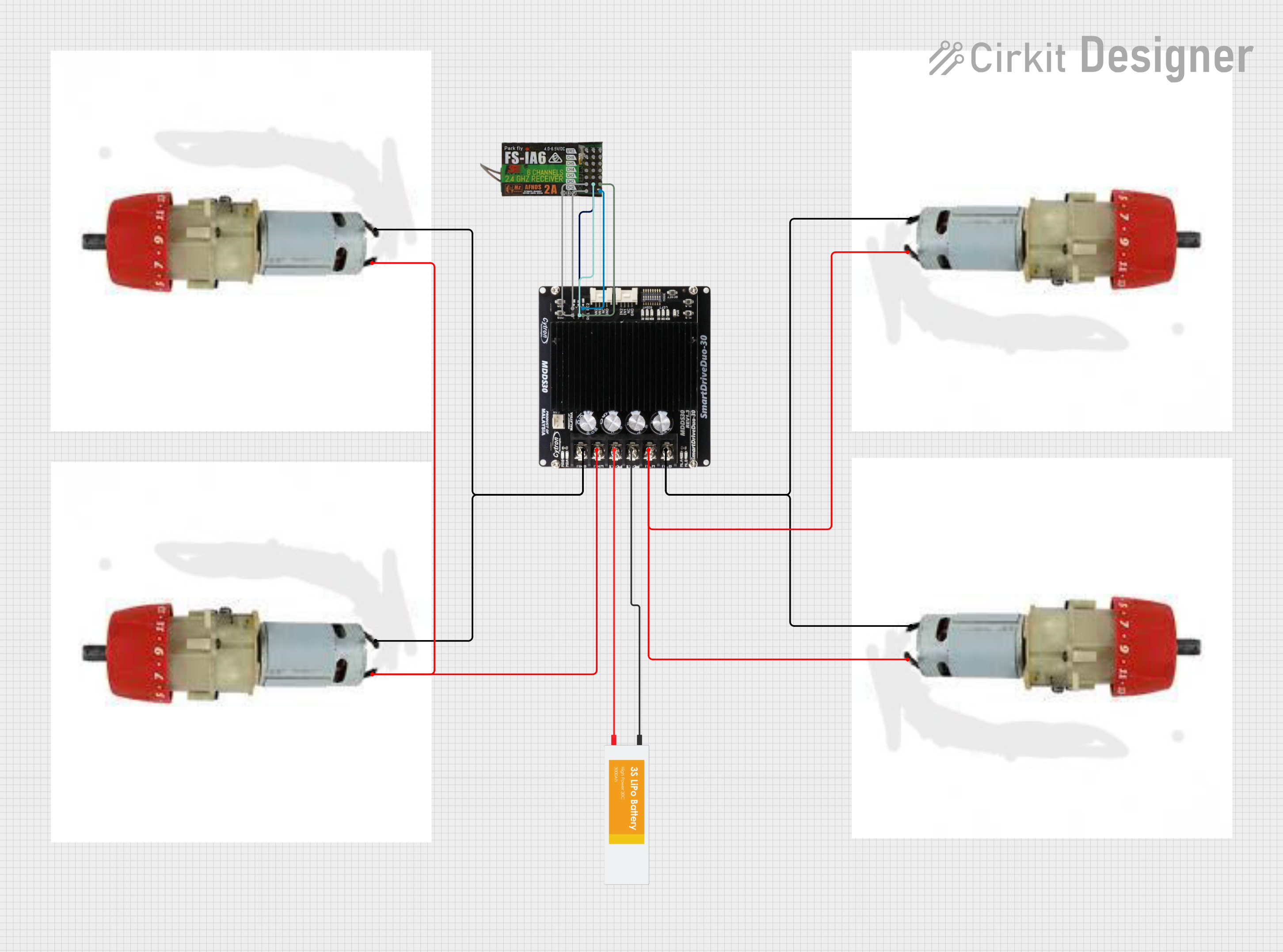 Image of Fighter: A project utilizing FS-R6B 6H RECEIVER in a practical application