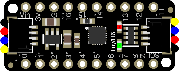 Image of Adafruit ATtinyx16 Breakout