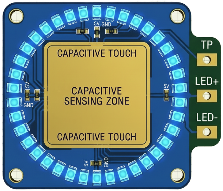 Image of Blue Led Touchpad