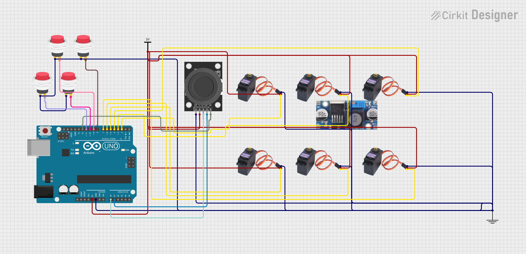 Image of ppp: A project utilizing Servo Motor MG996R in a practical application