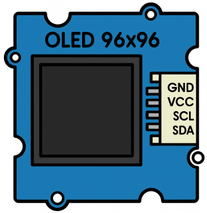 Image of OLED SEEED 96×96 (SSD1327)