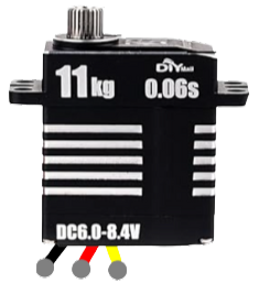 Image of High Torque 11KG Mini All-Metal Digital Servo High Pressure Coreless Motor