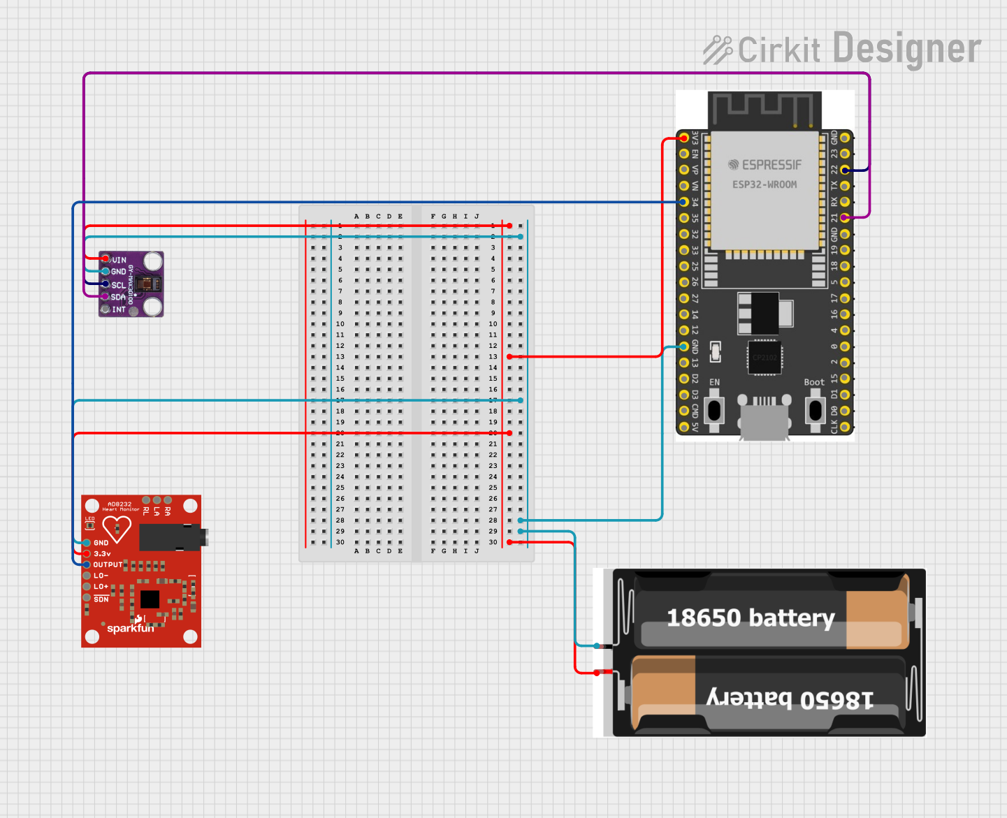 Image of circuit: A project utilizing WS7040 CPAP in a practical application