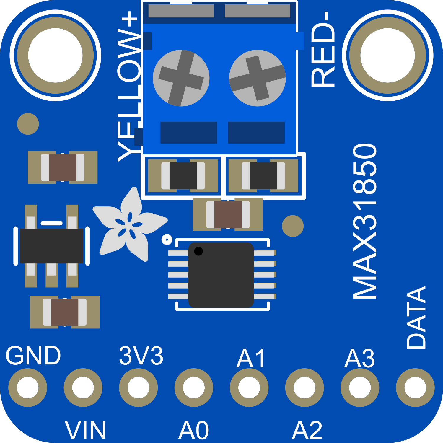 Image of Adafruit Thermocouple Amplifier with 1-Wire Breakout Board - MAX31850K