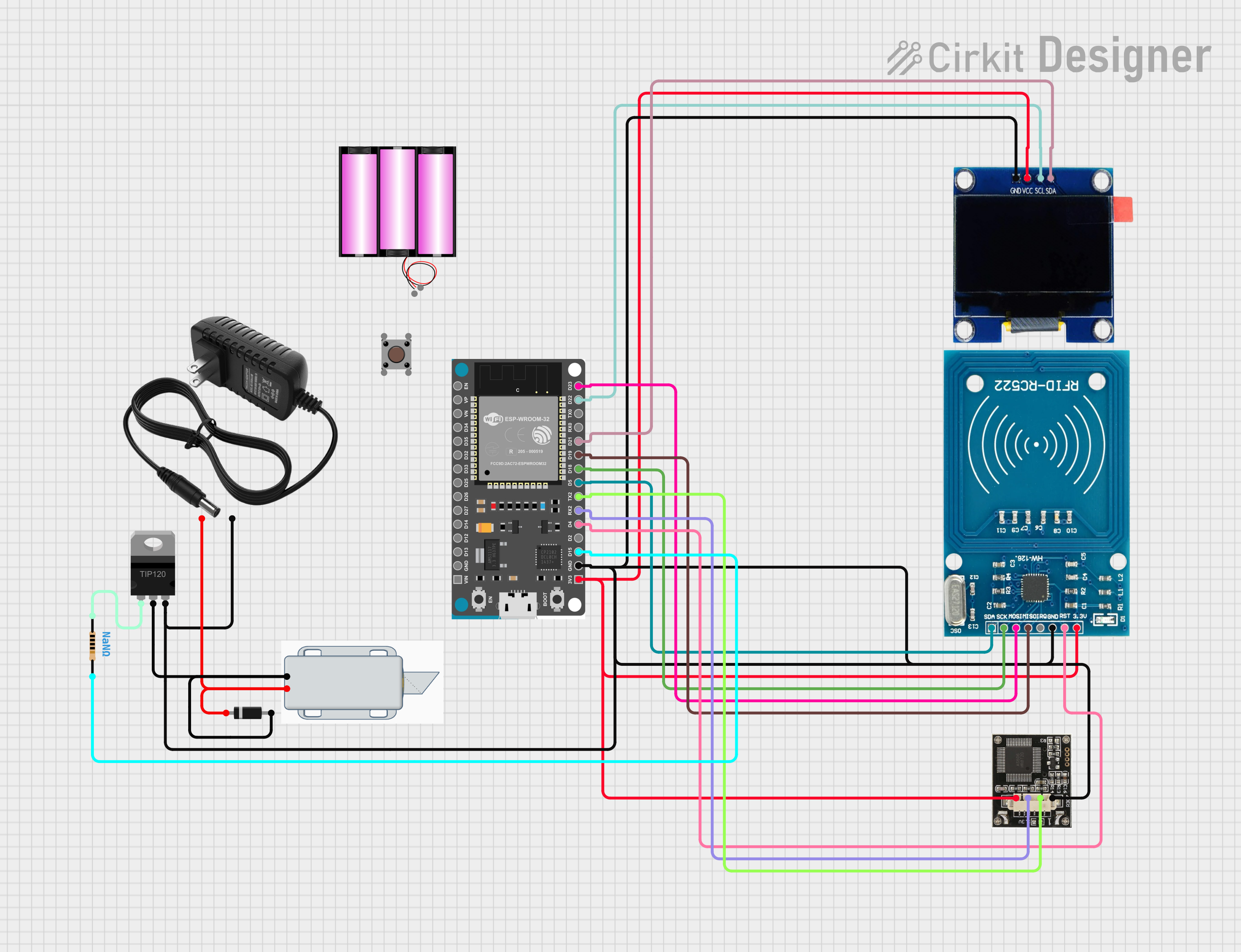 Image of SYTEMATIC ADASDA ELECTRONIC: A project utilizing 12V solenoid lock in a practical application