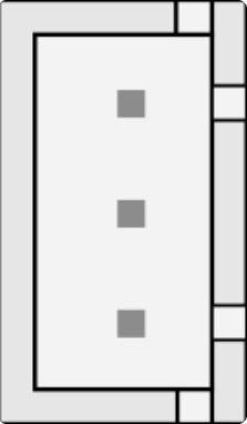 Image of JST XH 3R Male