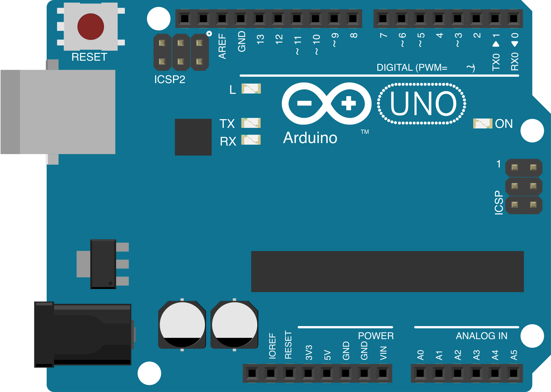 Image of Arduino Uno (Rev3) - ICSP