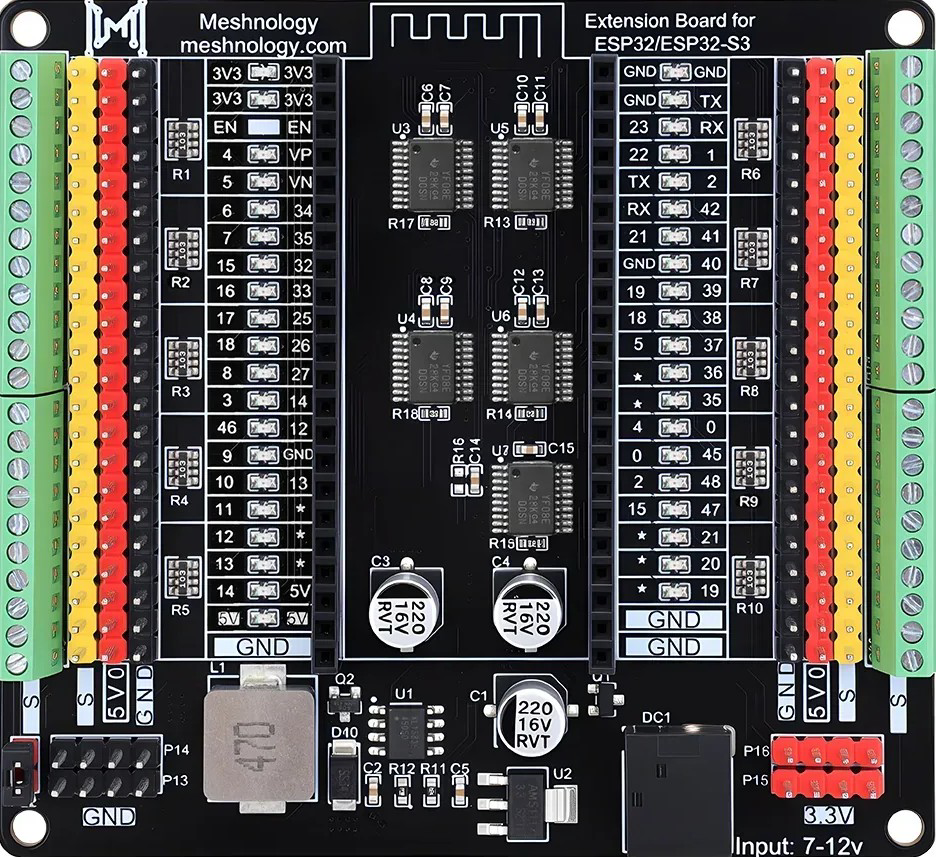 Image of ESP32 Expansion Board for ESP32/ESP32-S3 Core Modules