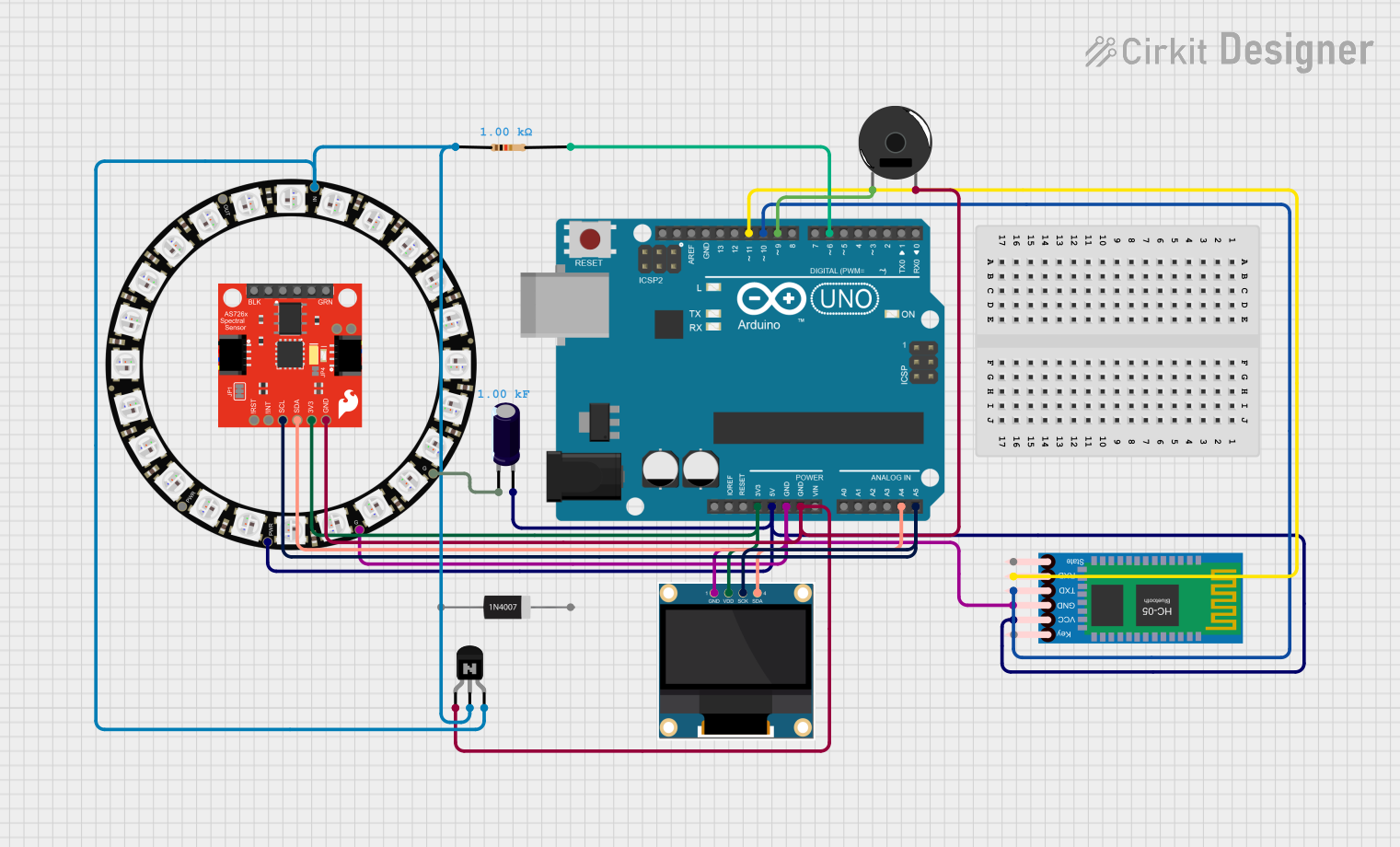 Image of CAR project: A project utilizing SparkFun Mini Tristimulus Color Sensor - OPT4048DTSR (Qwiic) in a practical application