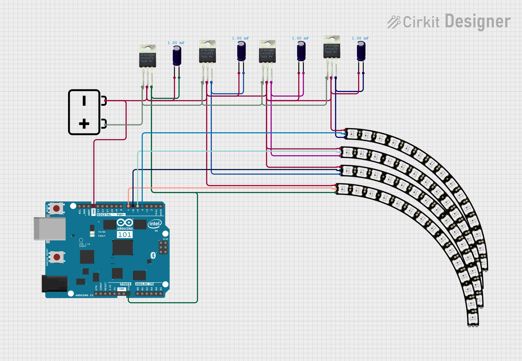 Image of KK project: A project utilizing Adafruit NeoPixel Stick in a practical application