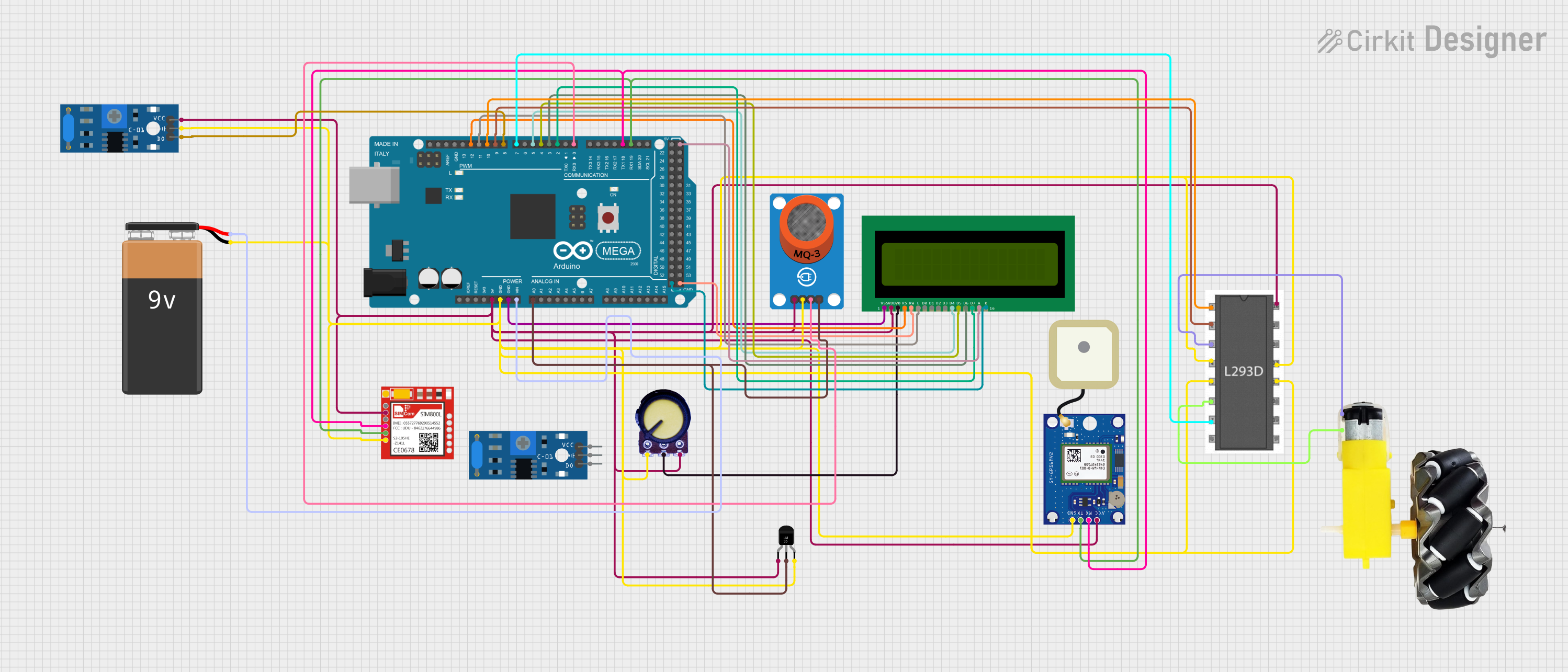 Image of alcohol_detector: A project utilizing Advancer Muscle Sensor V3 in a practical application