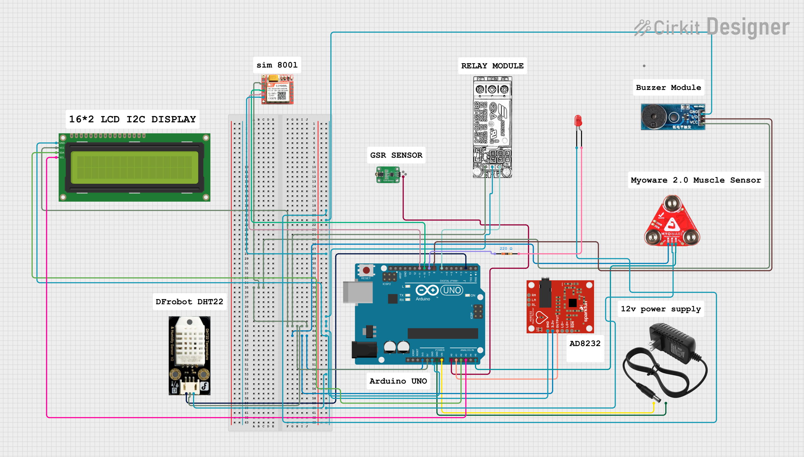 Image of BODY MONITORING SYSTEM: A project utilizing HerkuleX DRS-0201 in a practical application