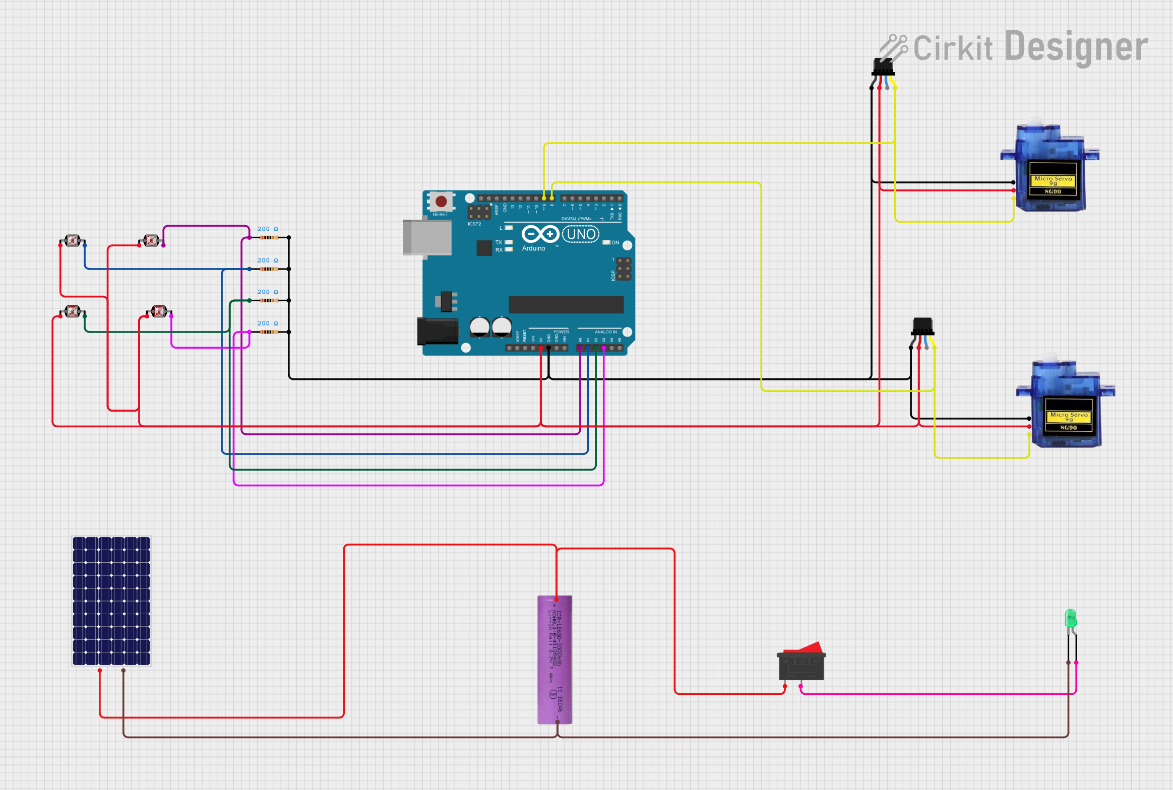 Image of smart solar charger : A project utilizing Photo in a practical application