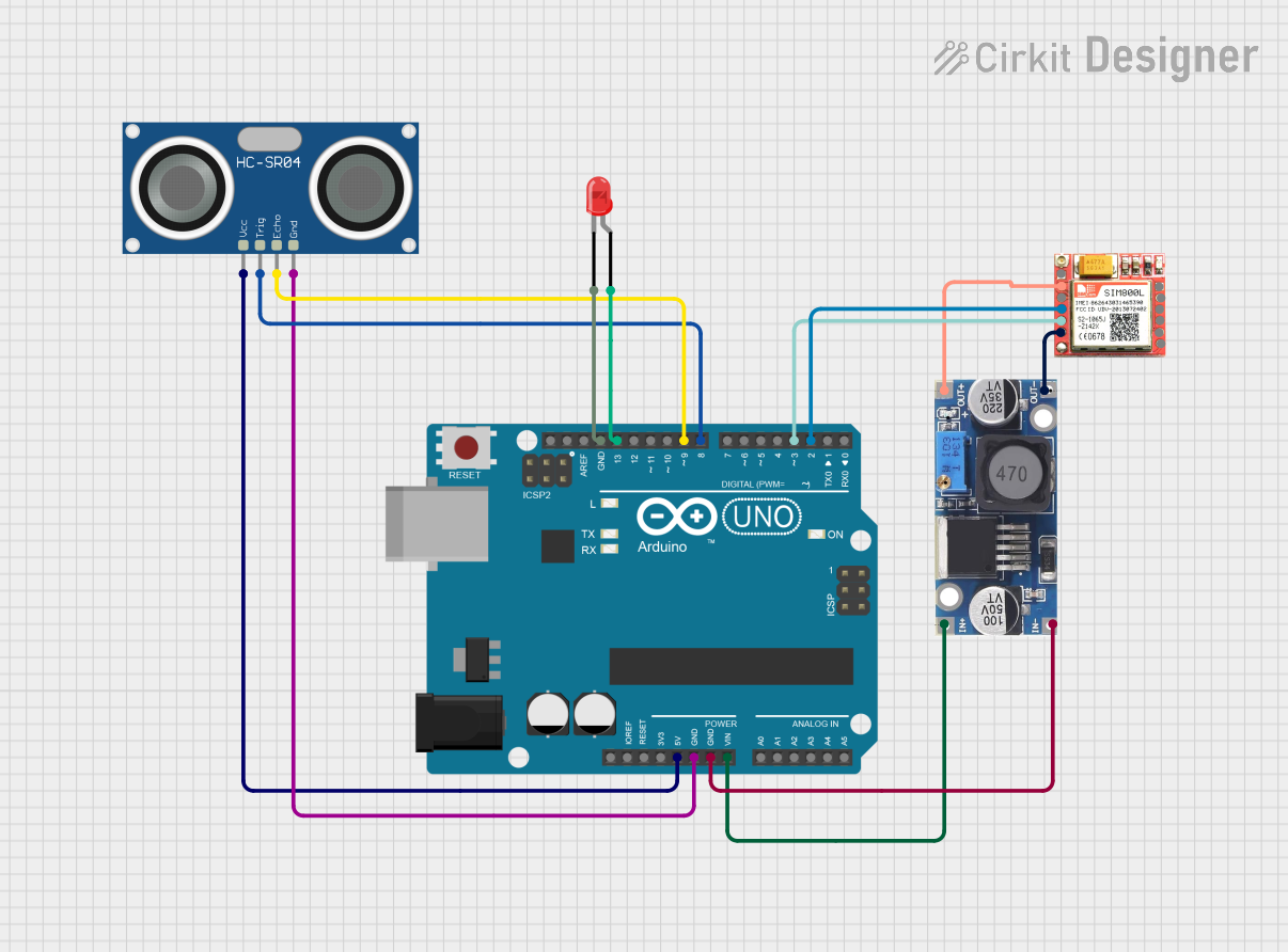 Image of Home security system: A project utilizing RCWL-1670 ultrasonic sensor in a practical application