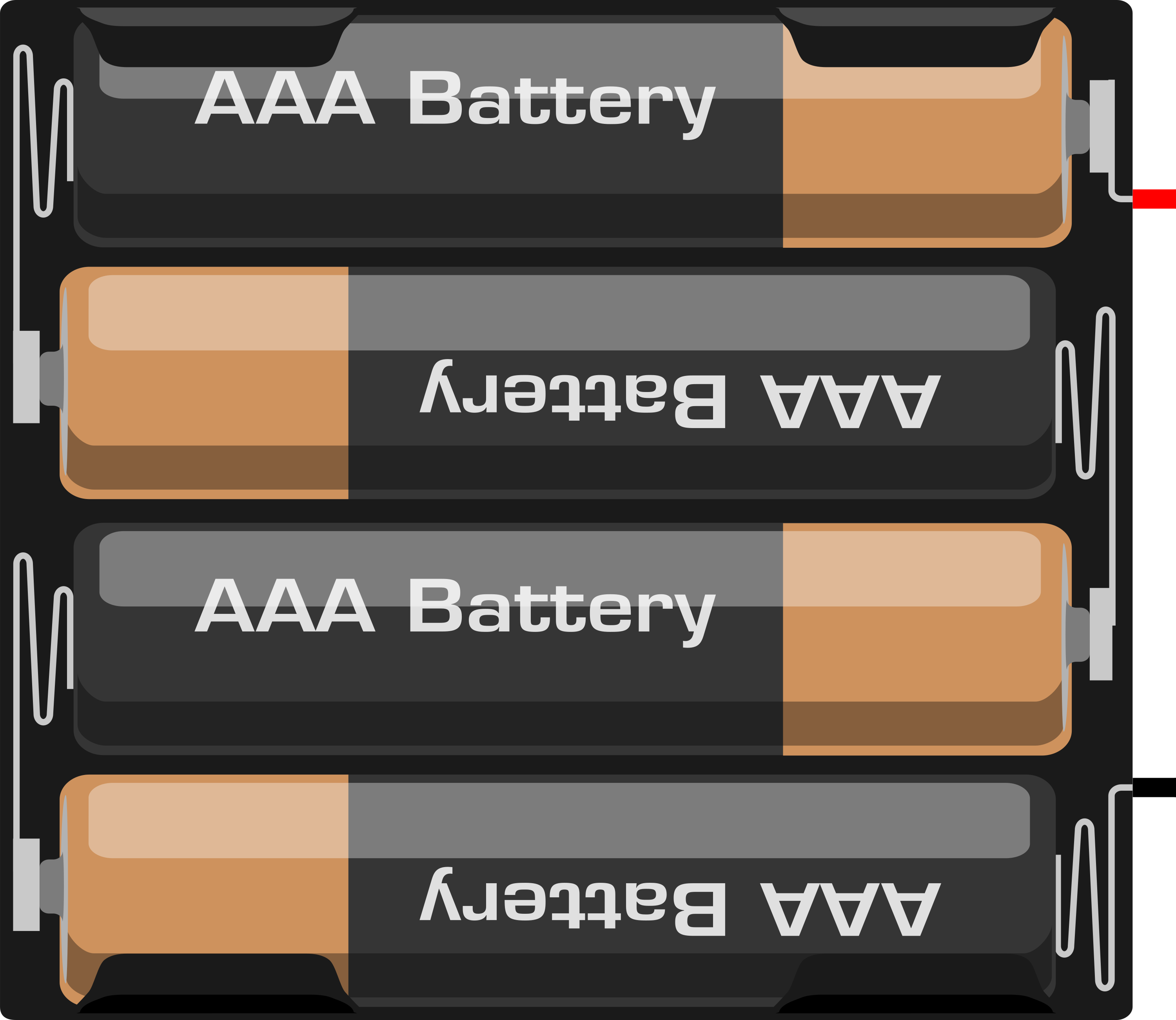 Image of 4 x AAA Battery Mount