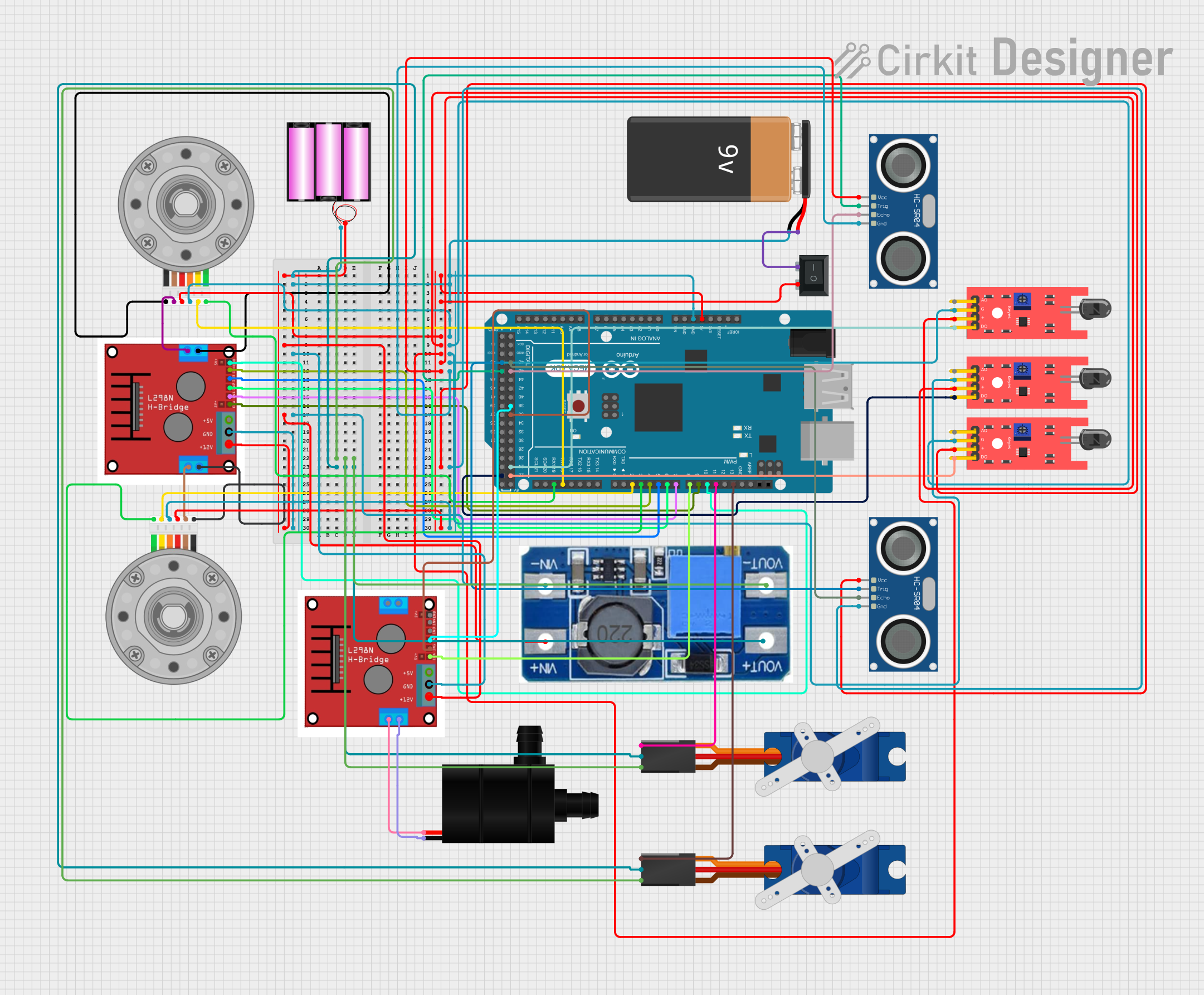 Image of FIRE FIGTHING ROBOT: A project utilizing KRAKEN in a practical application