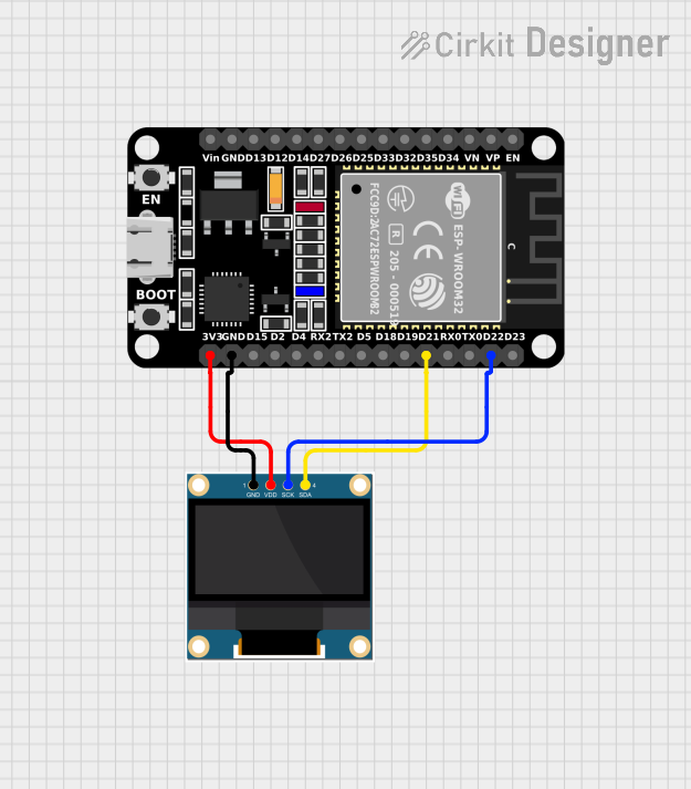 How To Use ESP32 Oled Pinouts Specs And Examples Cirkit Designer