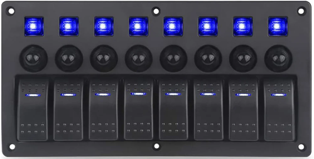 Image of 테무 전원 스위치 8개 버턴