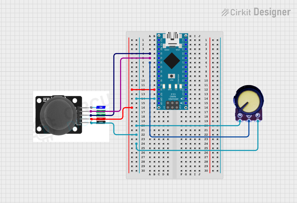 Image of HW13: A project utilizing Adafruit Mini Analog Thumbstick in a practical application