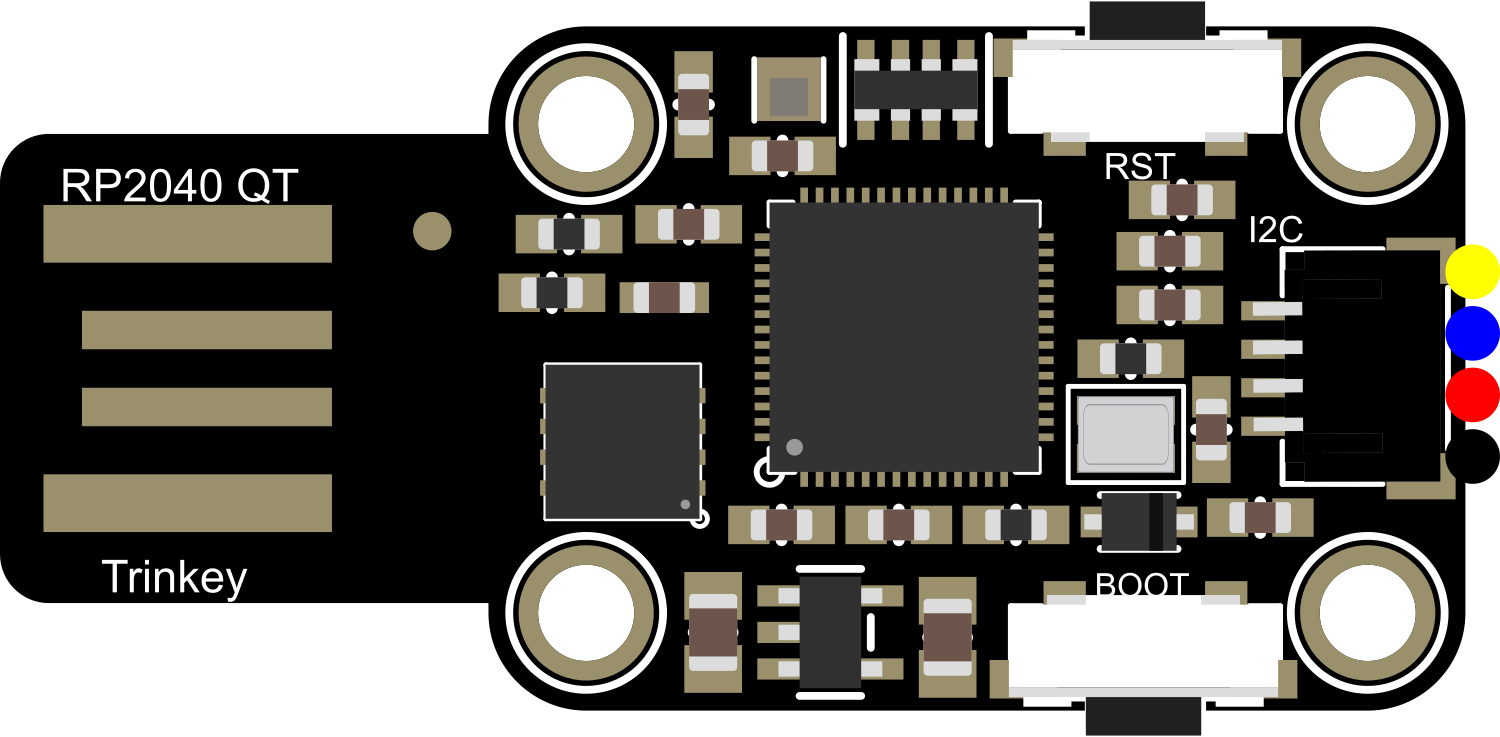 Image of Adafruit QT2040 Trinkey