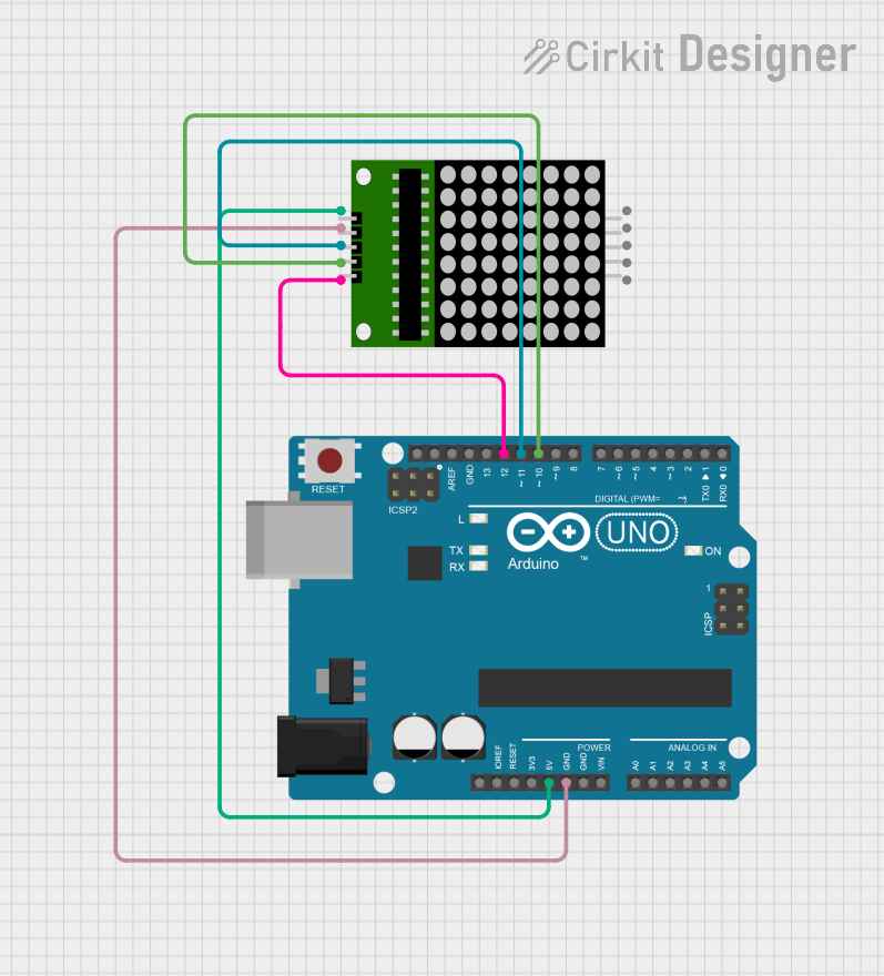 Image of arduino: A project utilizing 16x32 p10 led matrix display in a practical application