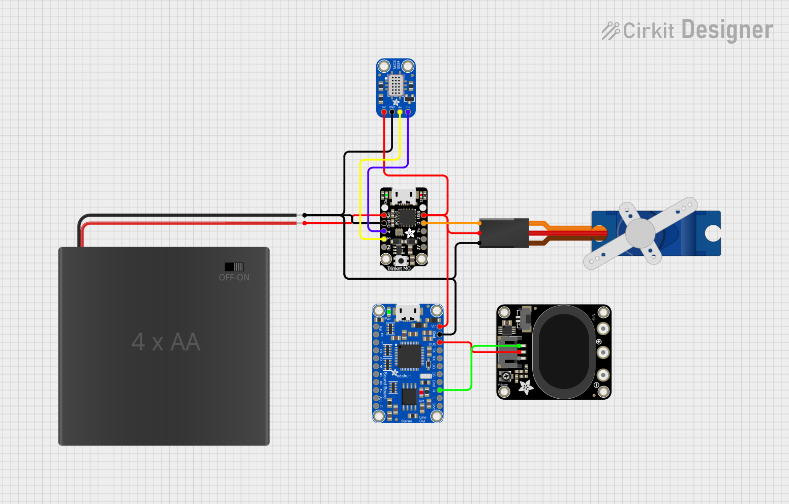 Image of Canary: A project utilizing Adafruit Trinket M0 in a practical application