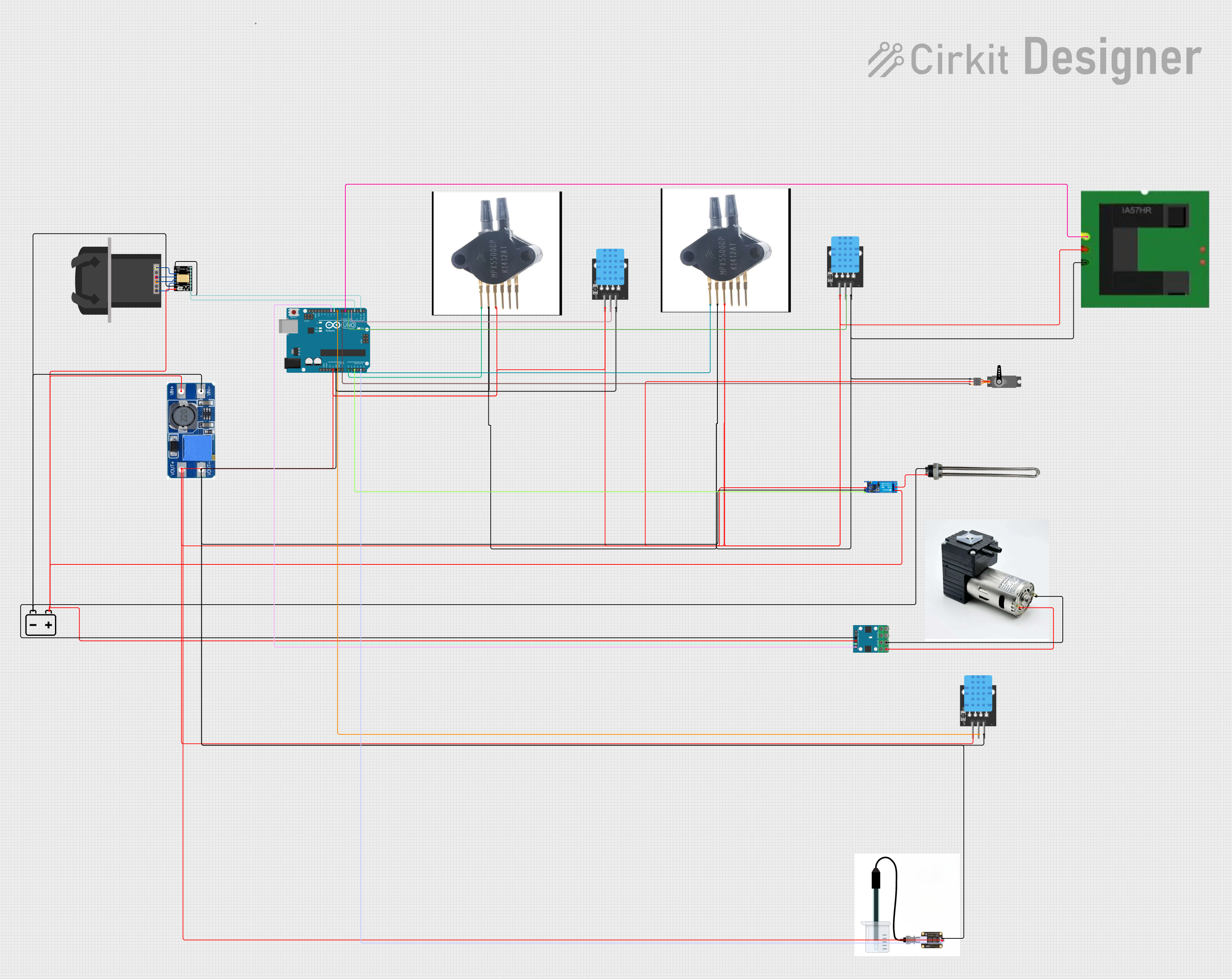 Image of blood circit: A project utilizing PC817 in a practical application