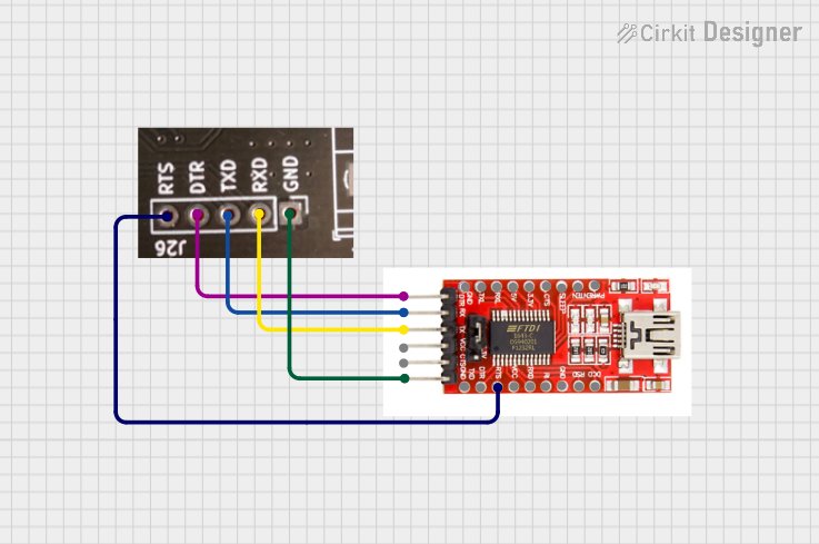 Image of J26 CLOSEUP: A project utilizing USB Serial TTL in a practical application