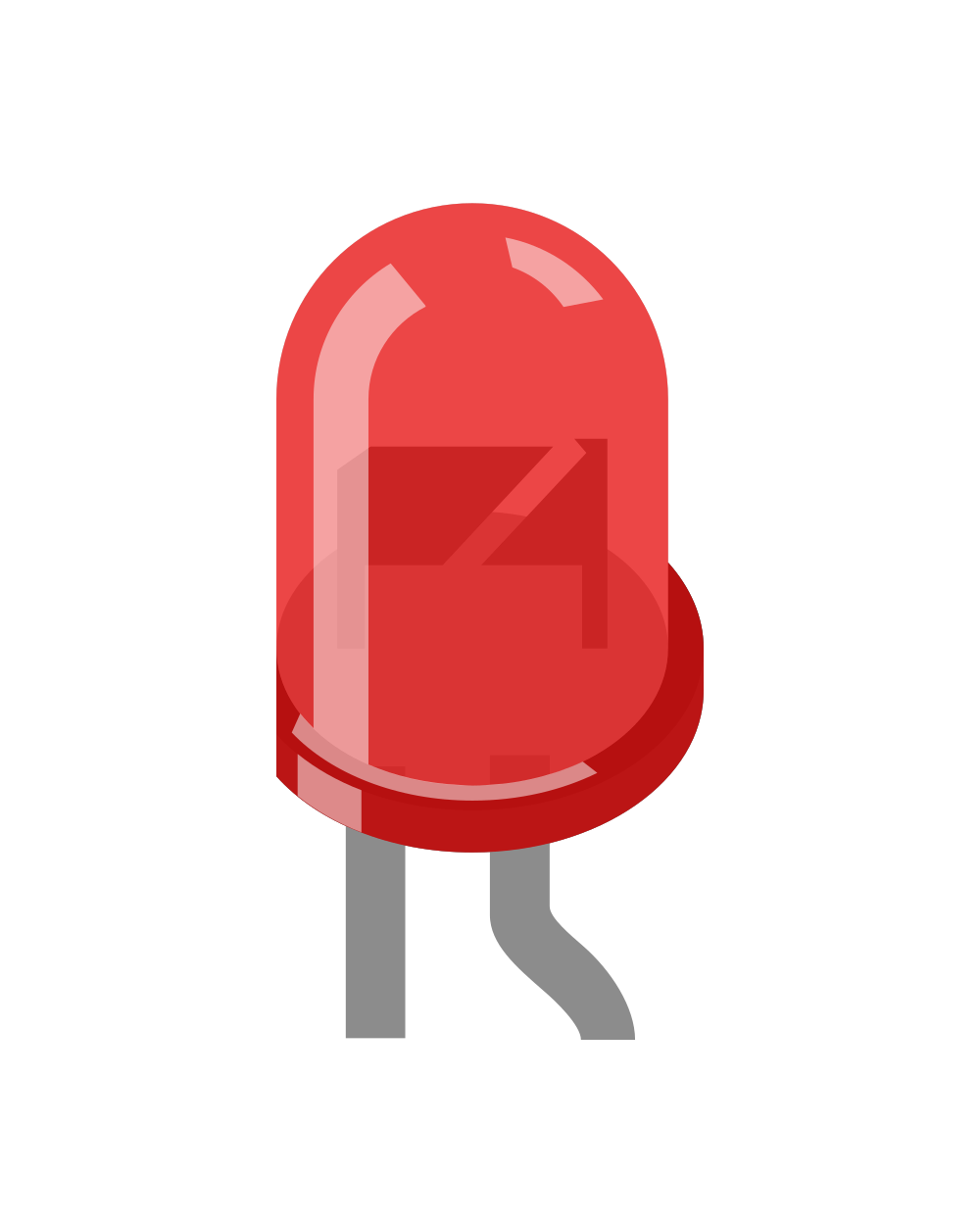 Image of LED Two Pin (Red)