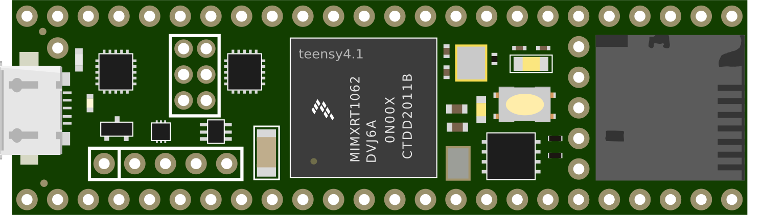 Image of Teensy 4.1+