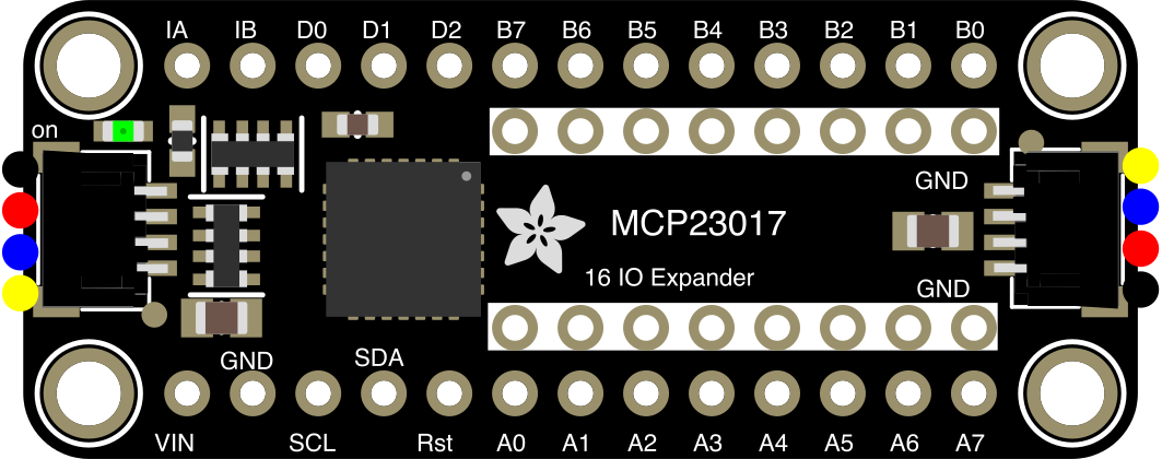 Image of Adafruit MCP23017 STEMMA QT