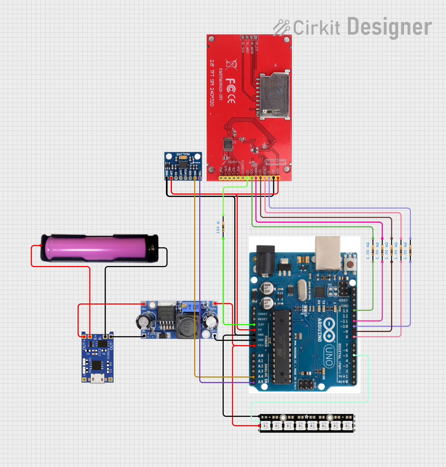 Image of Cubagick: A project utilizing Adafruit NeoPixel Stick in a practical application