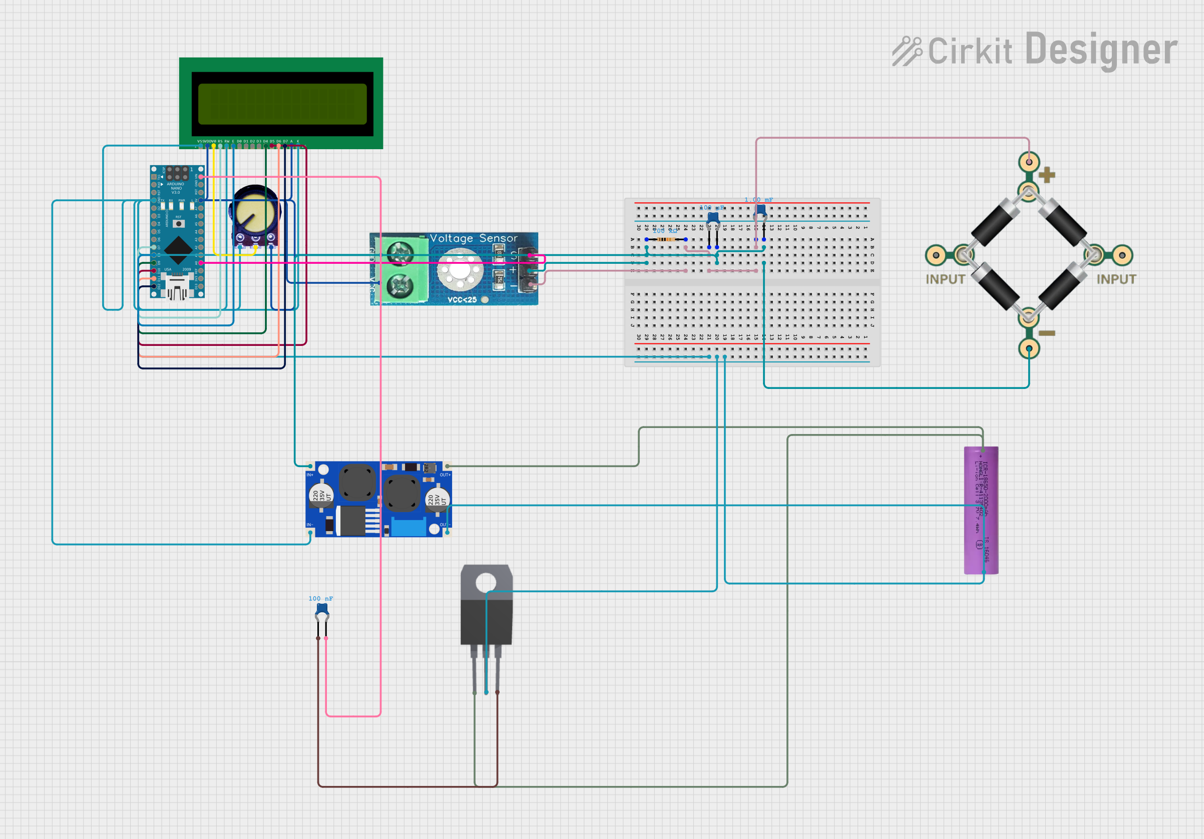 Image of evs receiver: A project utilizing Adafruit LM4040 Voltage Reference  in a practical application