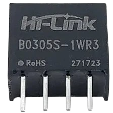 Image of B0303S-1WR3 1W Isolated DC-DC Converter 3.3V→5V
