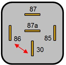 Image of 12v 5 pin relay