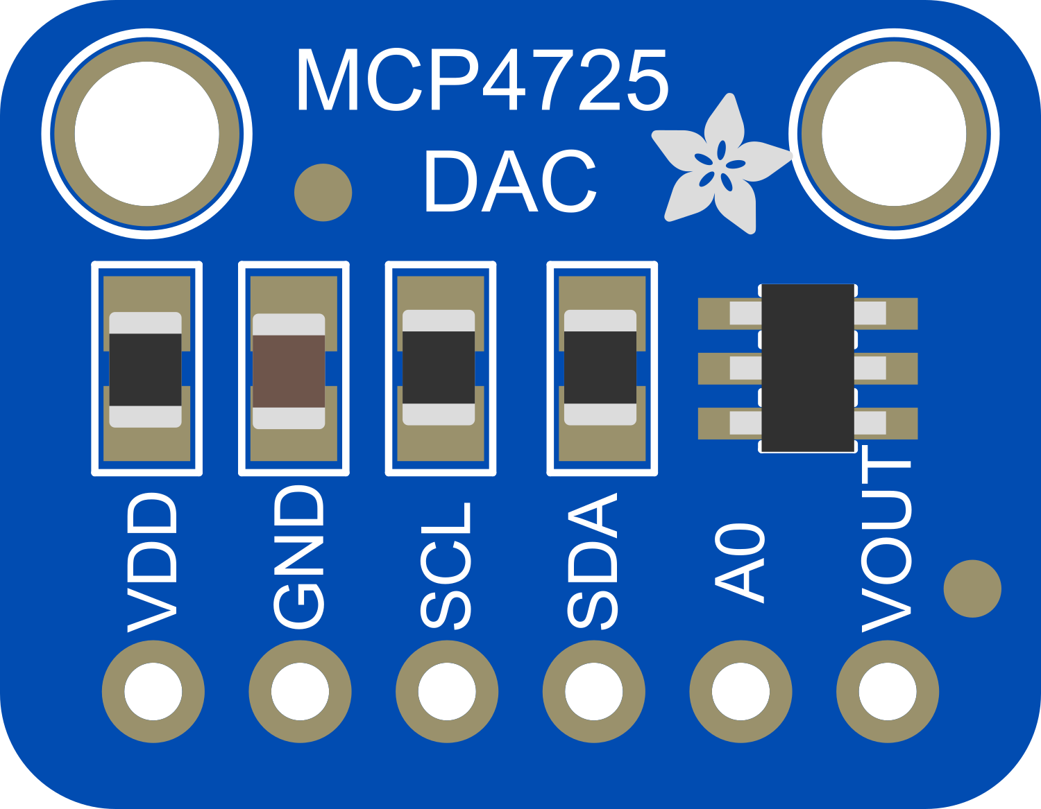 Image of Adafruit MCP4725 Breakout Board - 12-Bit DAC