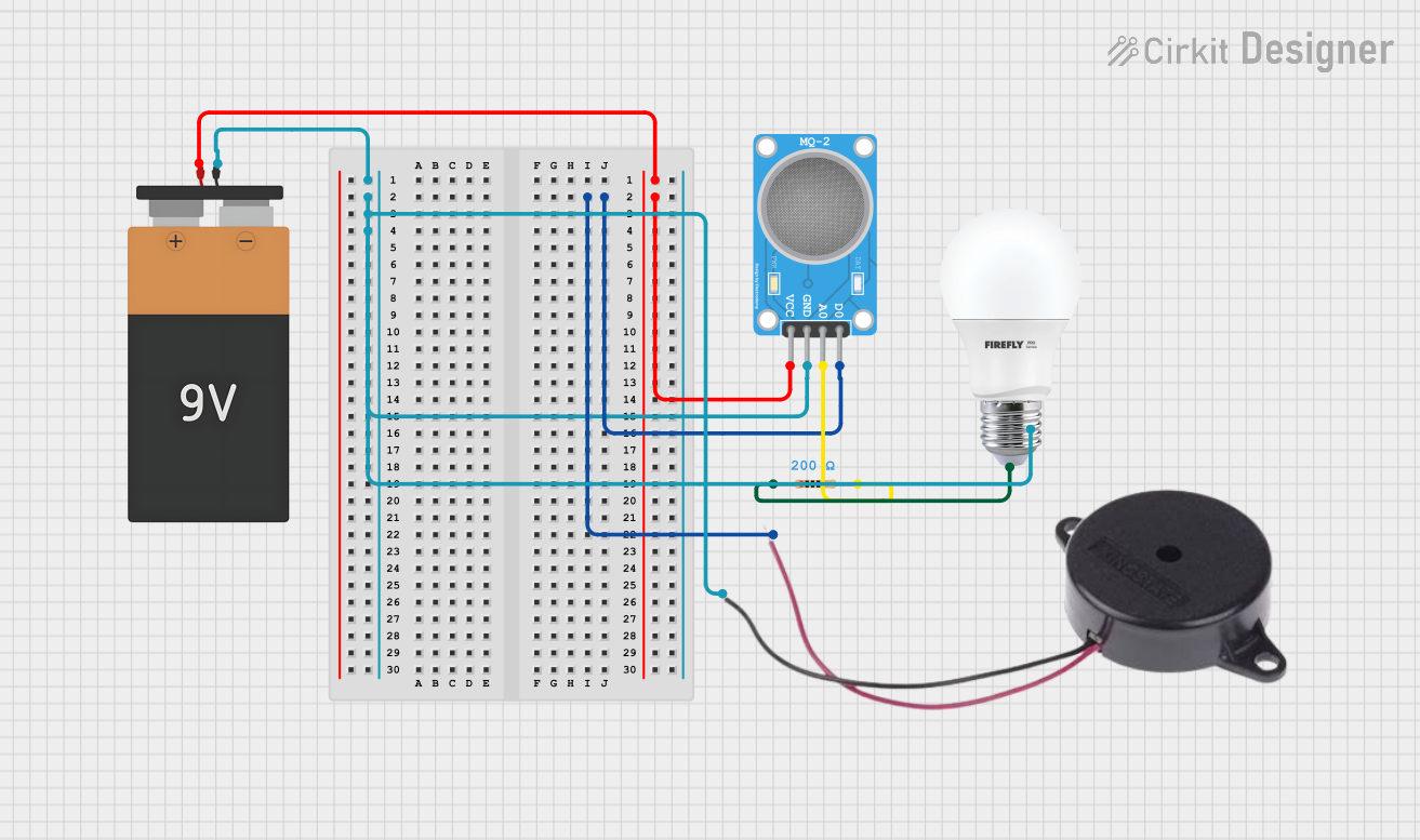 Image of Smoke detector: A project utilizing MQ-2 SENSOR in a practical application